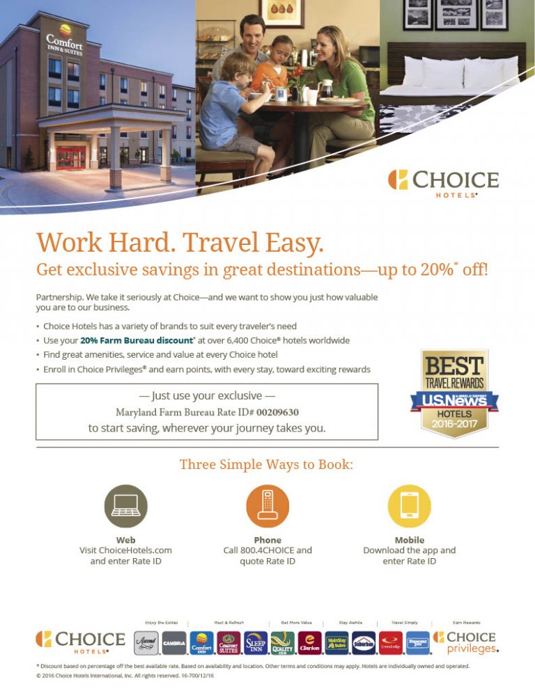 Choice Hotels Maryland Farm Bureau