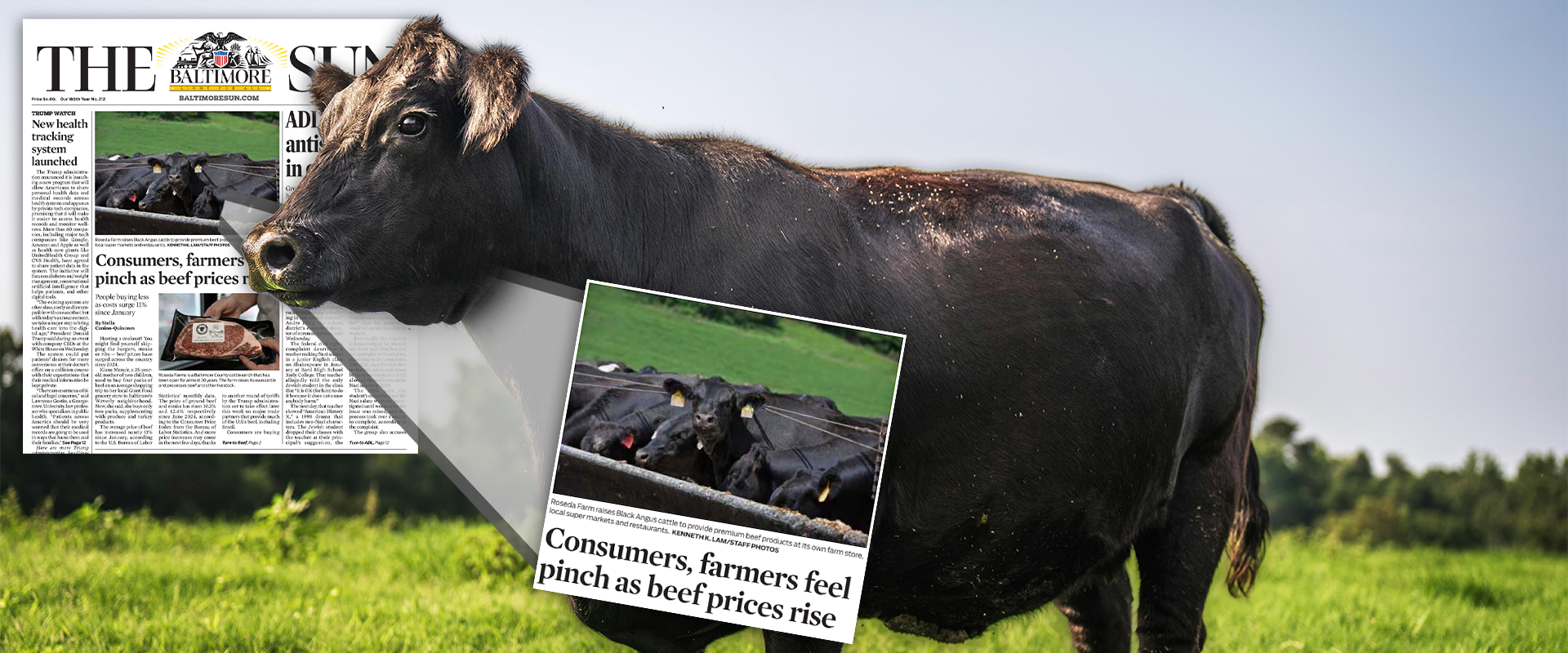 ICYMI: The Baltimore Sun: “Beef prices up 11% since January; Maryland consumers, cattle farmers feeling the pinch”